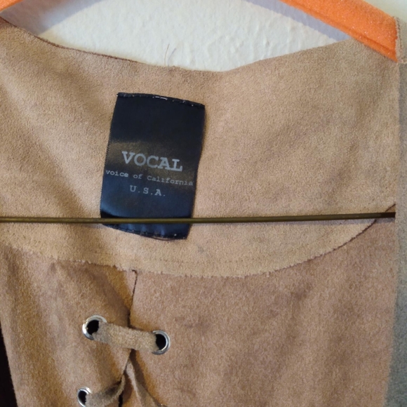 Suede tan vest - Picture 2 of 3